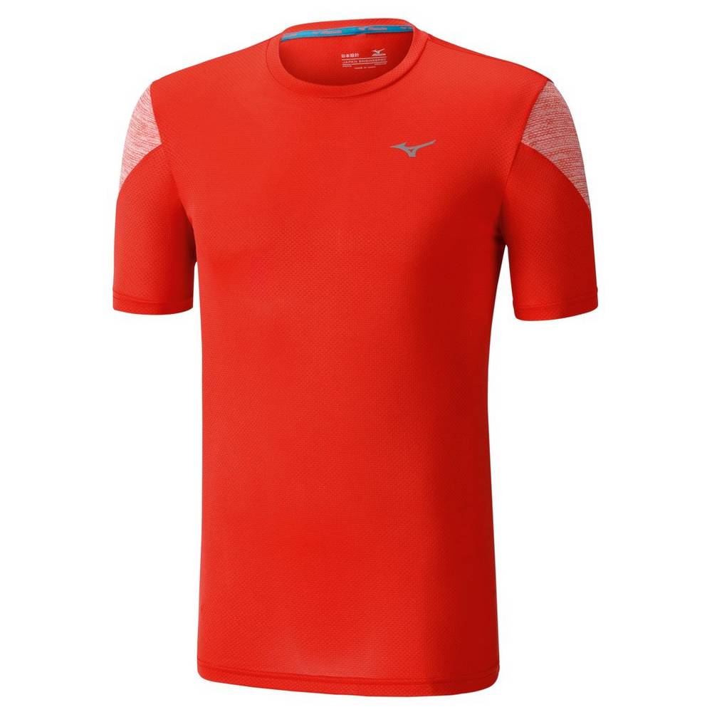 Camisetas Mizuno Running ALPHA SHORT SLEEVE 2.0 Para Hombre Rosas 1629075-XT